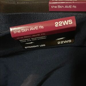 Navy Straight Leg Pants